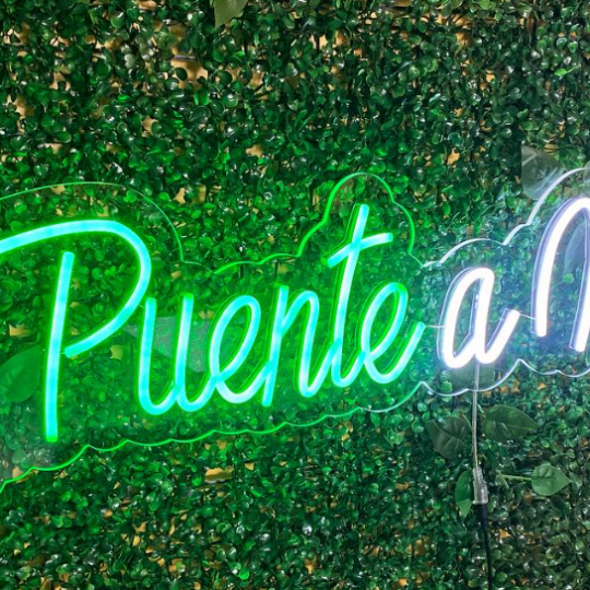 puente a madrid letras neón led lex personalizada rotulaled