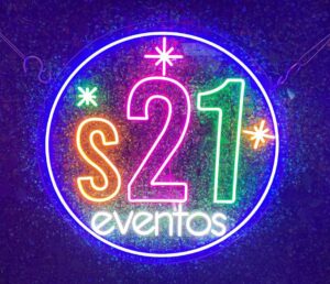 rótulo personalizado de led neón flex para s21 eventos negocios rotulaled 2